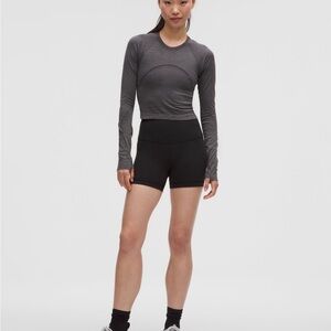 Lululemon size 4 black 4” bicycle shorts